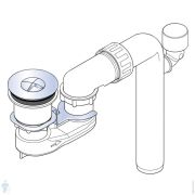 Слив-перелив для ванн Villeroy & Boch ViFLOW U90953061 хром