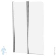 Шторка на ванну RAVAK CVS2-100 L (990х1500) левая, профиль блестящий, стекло Transparent