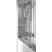Шторка на ванну Jacob Delafon Bain-Douche Neo (1115х1400) стекло прозрачное, профиль хром E4930-GA