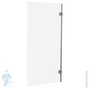 Шторка на ванну RAVAK BVS1-80 (800х1500) профиль хром, стекло Transparent