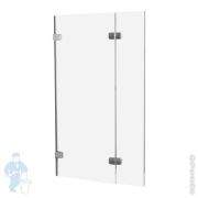 Шторка на ванну RAVAK BVS2-100 L (995-1005х1500) левая, профиль хром, стекло Transparent