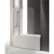 Шторка на ванну CEZARES ECO (1200х1400) V-11-120/140-C-Cr стекло прозрачное, профиль хром