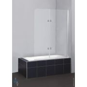 Шторка на ванну BELBAGNO SELA (1200х1400) SELA-V-21-120/140-C-Cr стекло прозрачное/профиль хром
