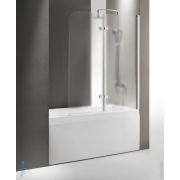 Шторка на ванну CEZARES ECO правая (1200х1400) V-21-120/140-P-Cr-R складная, стекло мат,профиль хром