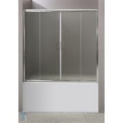 Шторка на ванну BELBAGNO UNO (1700х1450) UNO-VF-2-170/145-C-Cr стекло прозрачное/профиль хром