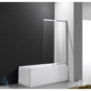 %Шторка на ванну CEZARES SLIDER-VF-11-90/150-C-Cr (900*1500) раздвижная, стекло прозрач, профиль хром