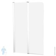 Шторка на ванну RAVAK 10CVS2-100 L (990х1500) левая, профиль белый, стекло Transparent