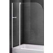 Шторка на ванну CEZARES RELAX-V-11-100/140-C-Bi (1000х1400) складная, стекло прозрачное