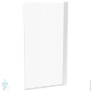 Шторка на ванну RAVAK CVS1-80 R (800х1500) правая, профиль белый, стекло Transparent