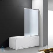 Шторка на ванну CEZARES SLIDER-VF-11-100/150-P-Cr (1000*15000) раздвиж, стекло Punto, профиль хром