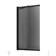 Шторка на ванну WasserKRAFT Dill 800х1400 61S02-80 Fixed с фиксатором, стекло прозр./профиль черный