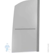 Шторка для ванны GOOD DOOR BAS SCREEN R-HT-80-C-CH (80х140) 1 ств.распашная+ручка, стекло 5 мм