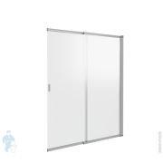 Шторка GOOD DOOR BAS SCREEN SLR-100-C-CH 1000х1400 мм, слайдер, пристенный профиль