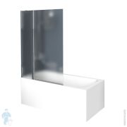 Шторка на ванну BelBagno Uno (1000х1500) UNO-V-11-100/150-P-Cr стекло рифленое, хром
