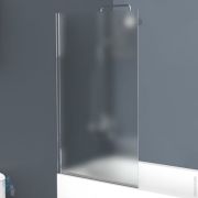 Шторка для ван BelBagno Uno (1200x1500) UNO-V-11-120/150-P-Cr распашная,стекло текстурн/профиль хром