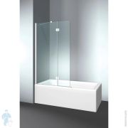 Шторка на ванну VismaraVetro PV 540х1500 SX левая, стекло Transparent/профиль Bright Silver VPV042105401500ST