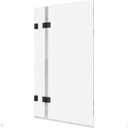 Шторка на ванну RIHO VZ SCANDIC NXT X109 (950x1500) левая, чёрная GX00202B1