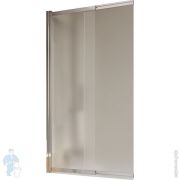 Шторка на ванну BELBAGNO LUCE-VF-11-90/145-P-Cr (900-915х1450) стекло рифлен./профиль хром