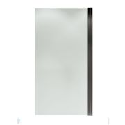 Шторка на ванну Terminus Ното 02 2CW150х70B (1500х700), раздвижная, прозрачное стекло, черный