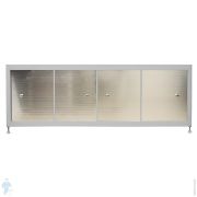 Ванна встраиваемая Salini Ornella Axis (1705х755х600) иск.камень, S-Sense, матовая 103413MF