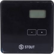 Терморегулятор STOUT ST-294v1 проводной, ЖК-дисплей, черный, STE-0101-029412