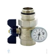 %Душевой уголок BelBagno Uno (900х900х1950) UNO-195-P-1-90-C-NERO стекло прозрачное/профиль черный