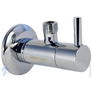 Угловой вентиль Alcaplast ARV001 с фильтром 1/2«х3/8» металл, круглый