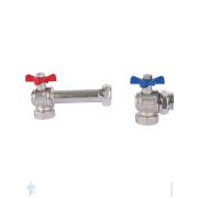Душевой уголок ABBER Schwarzer Diamant AG30110MH-S90M (1100х900х1950) стекло 6мм матовое/хром