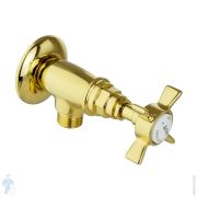 Кран запорный Migliore PRINCETON угловой, М1/2«хМ1/2», золото ML.PRN-858.DO
