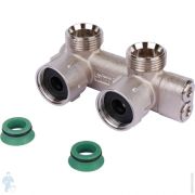 Душевое ограждение ABBER Schwarzer Diamant AG30170H-S70-S70 (1700х700x1950) П-обр., прозрачное/хром