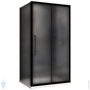 Душевой уголок ABBER Schwarzer Diamant AG30130BMH-S80BM (1300х800х1950) стекло 6 мм,мат./черн
