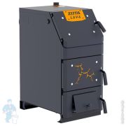 Котел твердотопливный Zota Lava-17, с плиткой, 17кВт, арт. LV 493112 0017