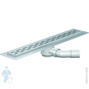 Душевой лоток с фланцем ACO ShowerDrain B L=685мм, решетка Линия, сифон, гориз. фланец 9010.78.70