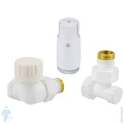 SCHLOSSER Комплект термостатический Standart Mini DN15 GZ1/2 x GW1/2 белый 602200066