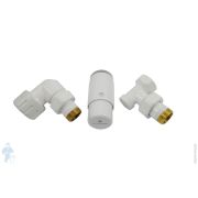 SCHLOSSER Комплект термостатический осевой левый Standard Mini DN15 GZ1/2 x GW1/2 белый 602200067