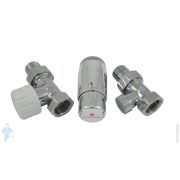 SCHLOSSER Комплект термостатический проходной хром DN15 GZ1/2 x GW1/2 блистер 602200061