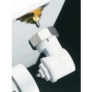 Адаптер для термостата изогнутый Zehnder белый пластик 819500
