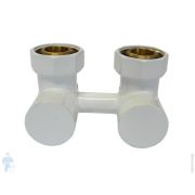 SCHLOSSER Узел подключения угловой 50 мм 601000001 W001 Ivory