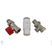 SCHLOSSER Комплект термостатический проходной никель DN15 GZ1/2 x GW1/2 блистер 602200032