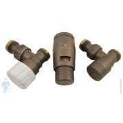 SCHLOSSER Комплект угловой GZ1/2 x M22x1,5 белый, с головкой Мини M30x1,5, 603400041 M0523 Beige