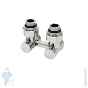 SCHLOSSER Узел подключения угловой G 3/4 x 3/4 Евроконус D=50 мм, хром 600700027