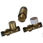 SCHLOSSER Комплект клапанов ELEGANT GZ1/2х15х1 проходной, латунь 604200081