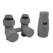 SCHLOSSER Комплект эсклюзивный узел подключения прямой 601000045 Ral 7024