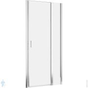 Душевая дверь RAVAK CHROME CSD2-100 (975-1005х1950) распашная, стекло, белый+Transparent