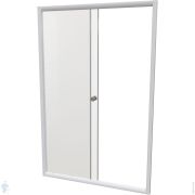 Душевая дверь RAVAK 10° 10DP4 раздвижная (1500х1900) блестящий + транспарент