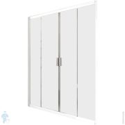 Душевая дверь RAVAK BLIX BLDP2-100 (970-1010х1900) раздвижная, стекло, сатин+Transparent