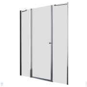 Душевая дверь RAVAK CHROME CSDL2-120 (1175-1205х1950) распашная, стекло, блестящий+Transparent