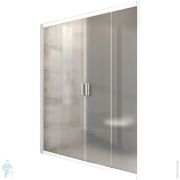 Душевая дверь RAVAK BLIX BLDP4-140 (1370-1390х1900) раздвижная, стекло, белый+Transparent