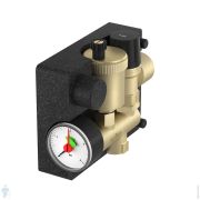 Уголок душевой GOOD DOOR BAS COFE R-120-C-B (1200х800х1900) стекло прозрачное/профиль черный КФ00004