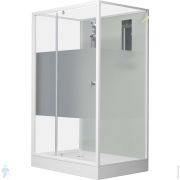 Душевая кабина RGW Andaman AN-207 (800х800х2000) стекло 5мм Frost Line/профиль белый 411320788-95